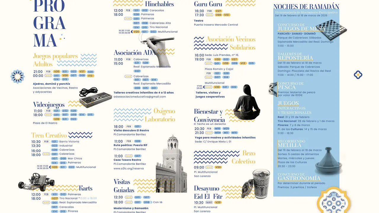 Actividades programadas para el Ramadán en Melilla